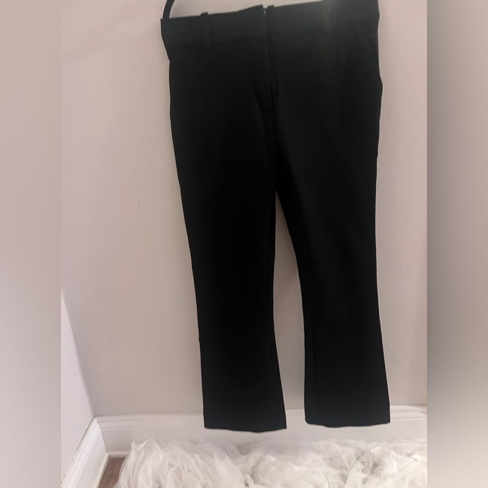 FRAME Le Crop Mini Boot Trouser in Navy size 0